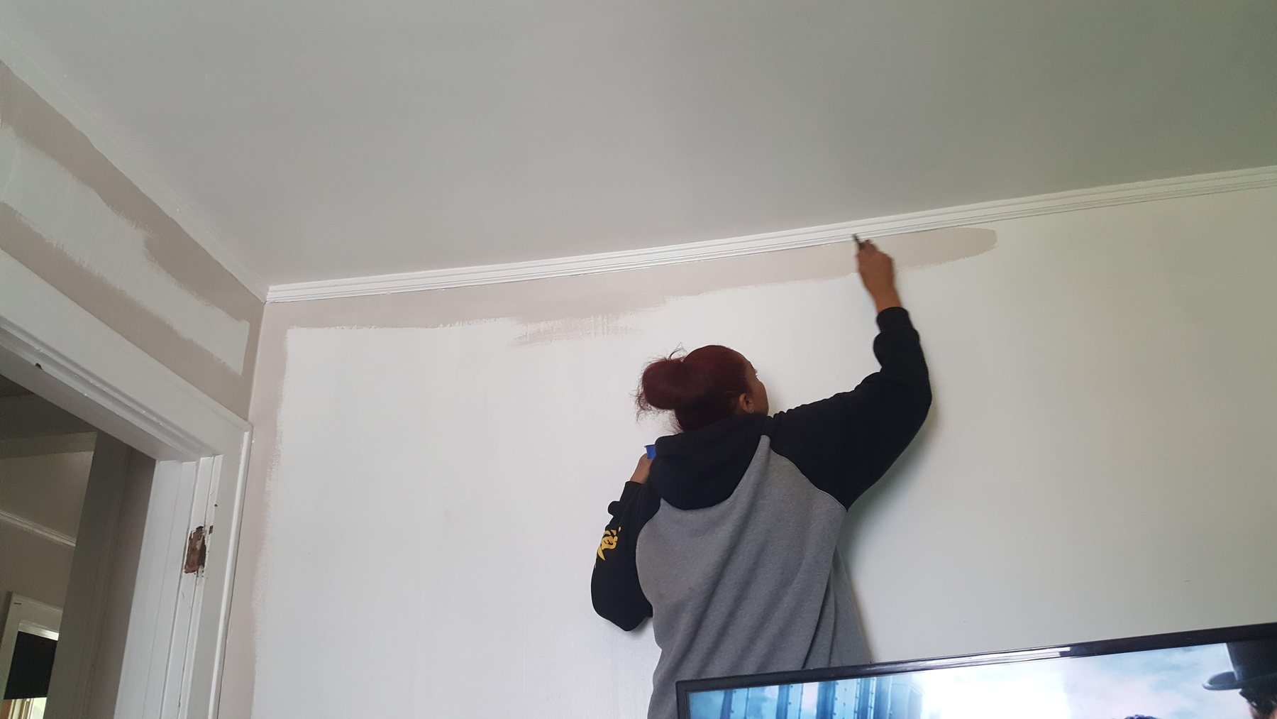 Painting project before
