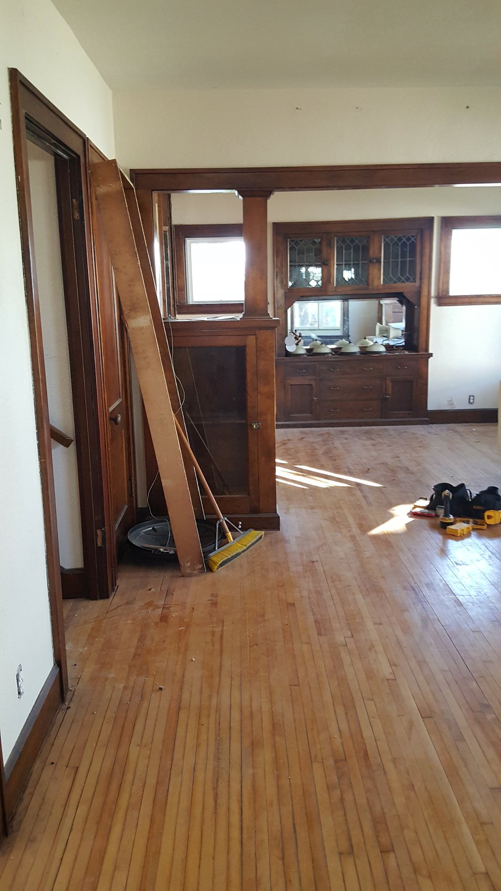 Woodwork project before